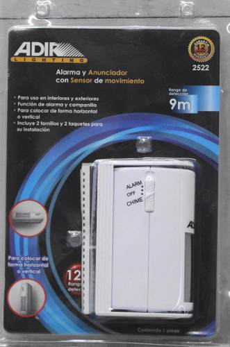 Alarma Con Sensor De Movimiento Adir 2522 $339 MXN