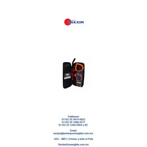 Amperimetro Multímetro Digital De Gancho 2137 $330 MXN