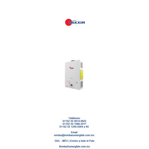 Boiler Calentador Instantáneo Cinsa Cin-06 B + $2234 MXN