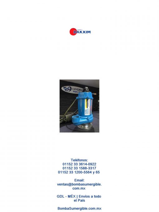 Bomba Sumergible 1.5  Trifasica 220v 3/4hp Cisterna-tinaco $1480 MXN