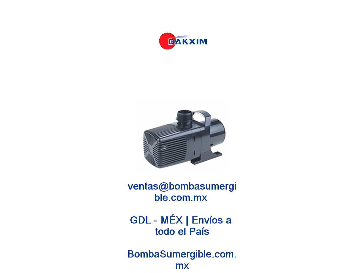 Bomba Sumergible 10000 Lph Spf10000 Estanques Acuario Pecera - DAKXIM - Mexico