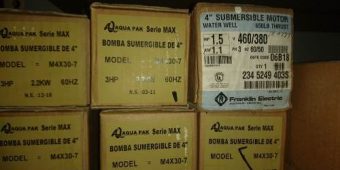 Bomba Sumergible Marca Aqua Pak M4x30-7 $3000 MXN