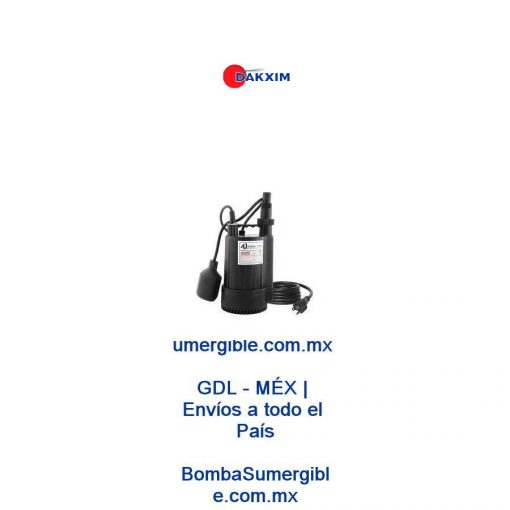 Bomba Sumergible Para Achique Aqua Pak Sigma 110a 1/4 Hp $1699 MXN