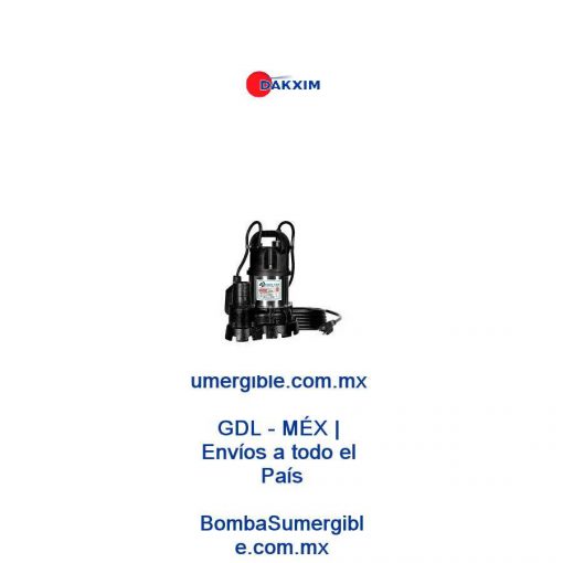 Bomba Sumergible Para Fuentes Sigma 160a $2955 MXN