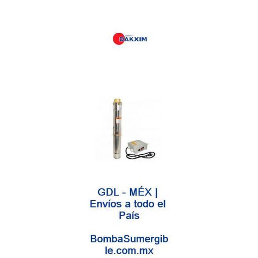 Bomba Tipo Bala 4 Sumergible 2/8 1 Hp 3946 Shimge $2999 MXN