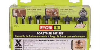 Brocas Para  Ryobi Forstner Bit Set (8-piece) $1399 MXN