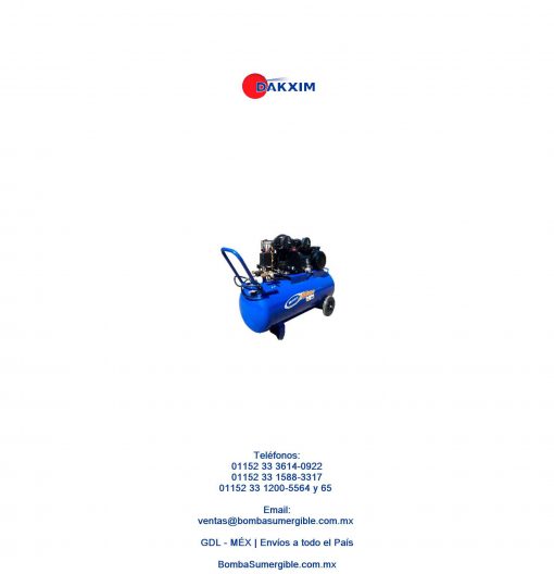 Compresor 2.2 Kw 3 Hp 108 L Mpower Bv51-108 $8158 MXN