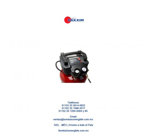 Compresor Con K Porter-cable-c2002 Wk Sn Aceite Umc Pancake $6969 MXN