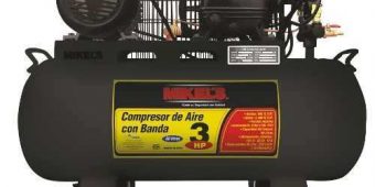 Compresor De Aire 3 Hp Banda Horizontal Mikels $7449 MXN
