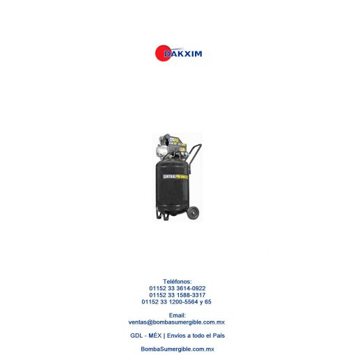 Compresor De Aire Central Pneumatic 21 Galones 2.5 Hp 125psi $4199 MXN
