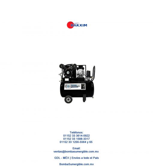 Compresor De Aire De 72 Lts. | Cabezal De 1.0 Hp $6603 MXN