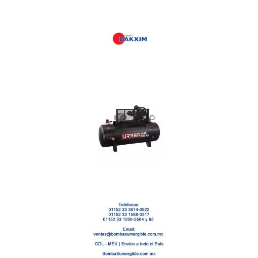 Compresor De Aire Industrial 500lt 5hp Comp9505 Urrea $49380 MXN