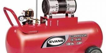 Compresor Evans Tanque 108 Litros  2 Hp  Libre De Aceite $11765 MXN