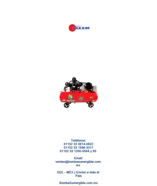 Compresor Goni 7.5hp Tanque 185 Lts Modelo 967 Ecomaqmx $20750 MXN