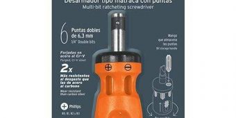 Desarmador Tipo Trompo 6 Puntas