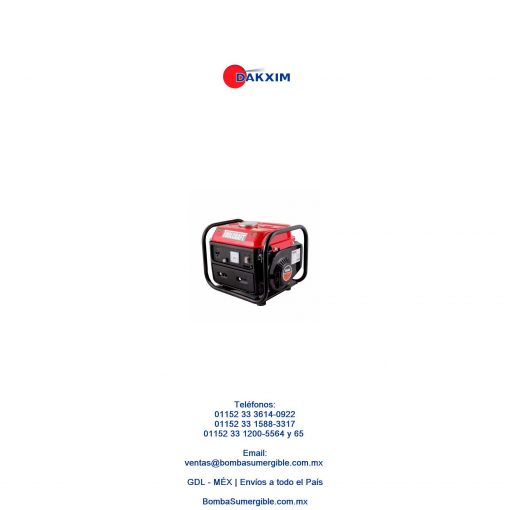 Generador De Luz 900 W Tc3134 Toolcraft 2.3 Hp $3167 MXN