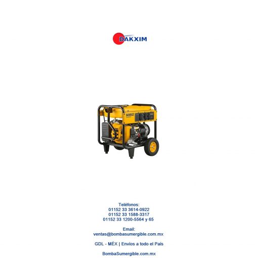Generador / Planta De Luz 7000w / 9000w Dewalt Industrial $38000 MXN