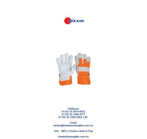 Guantes Carnaza Y Loneta Uso Gral Grande Truper 14245 $83 MXN