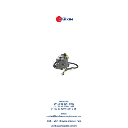 Lava Aspiradora Professional Karcher Puzzi 8/1 C 1200w 120v $14848 MXN