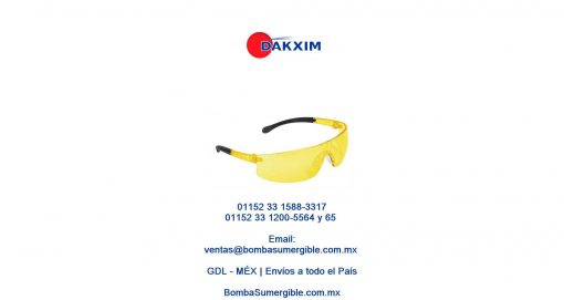 Lentes Seguridad Ultralite Ambar Truper 15295 $41 MXN