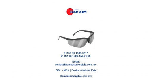 Lentes Seguridad Vision Espejo Plata Truper 10825 $50 MXN