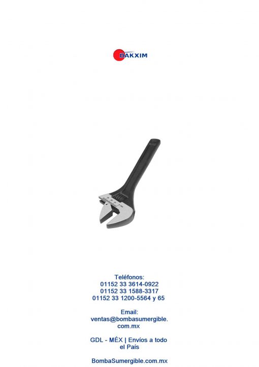 Llave Perico 24' X 2-8/16' Pavonada Truper Expert 15499 $1239 MXN