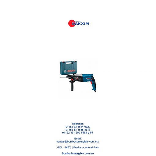 Martillo Perforador  Bosch Professional Gbh 2-28 D 850w $5504 MXN