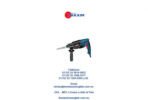 Martillo Perforador Sds Bosch Gbh 2-26 3 Modos $4154 MXN