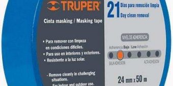 Masking Tape Azul 1-1/2'' X 50 Mt Truper 12623 $172 MXN