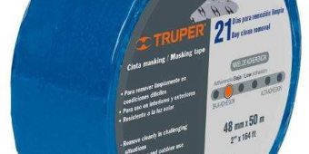 Masking Tape Azul 1'' X 50 Mt Truper 12622 $147 MXN