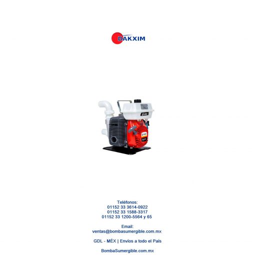 Motobomba centrifuga Efco 2hp 1.5x1.5 150 Lpm $5459 MXN