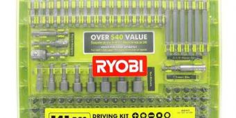 Ryobi A961412 Set De Conducción De 141 Piezas Con Estuche