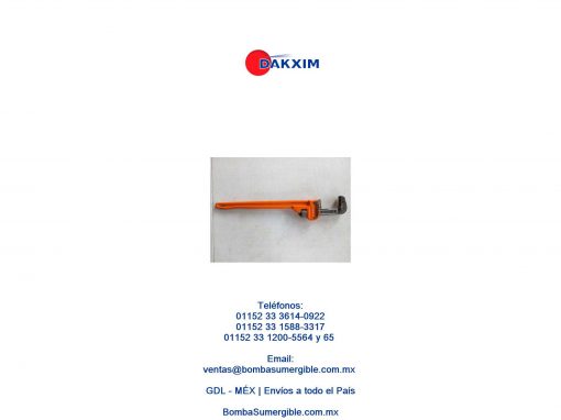 Truper Llave Stilson 610mm 24'' Pipe Wrench 15840 Sti-24 $650 MXN