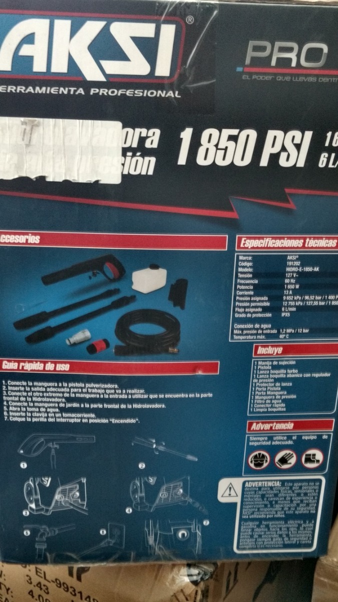 989.00 Hidrolavadora