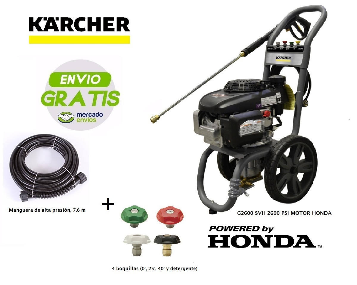Ocho cuenta recomendar ✅ Hidrolavadora Karcher Motor Honda G2600 Svh Gasolina