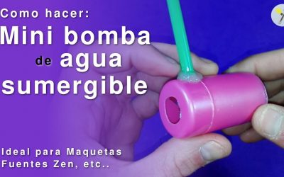 Mini bomba de agua sumergible – Repost por DAKXIM