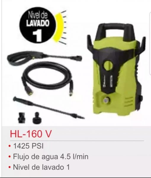 Hidrolavadora Eléctrica De Alta Presión Hl-160V $ 1