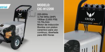 Hidrolavadora Eléctrica Marca Ciclon Mod: Cic-H12200 $ 17