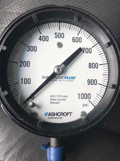 Manómetro Ashcroft De 1000 Psi Mod: 45-1279-rs-04l-1000 $ 2