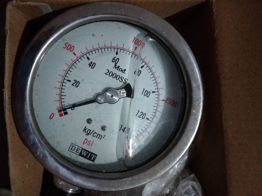 Manómetro Dewit De 140 Kg/cm2 - 2000 Psi $ 900.00 Hidrolavadora
