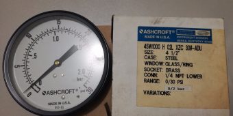 Manómetro Vacuometro Marca Ashcroft Caratula 4 1/2 $ 660.00 Hidrolavadora