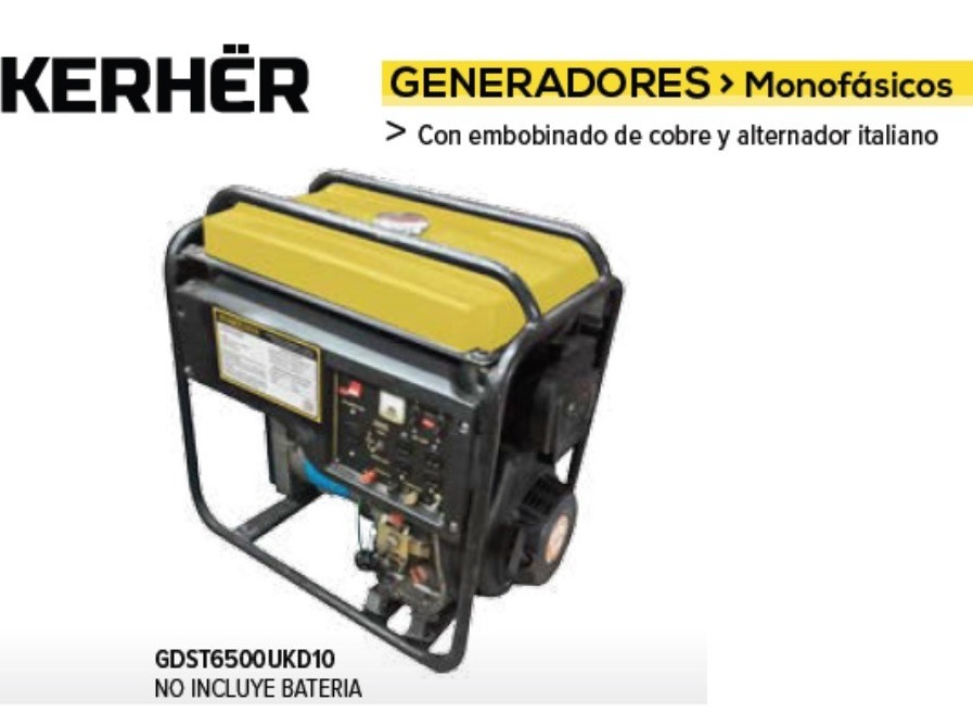 Generador 6500 W A Diesel 10 Hp Poderoso - DAKXIM - Mexico