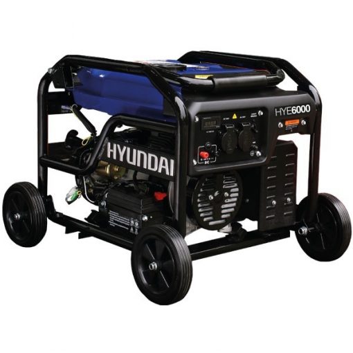 Generador De 13.1 Hp A Gasolina Hyundai Hye6000 $ 24