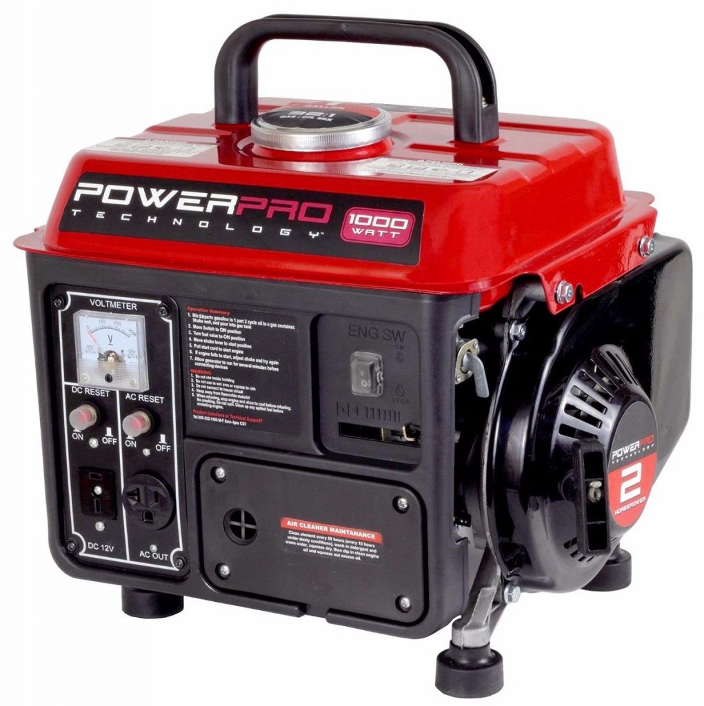 ⚡ Generador Portatil De 1000w Power Pro Rojo 56101