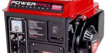 Generador Portátil Rojo 1000 Watts Power Pro 56101 $ 8