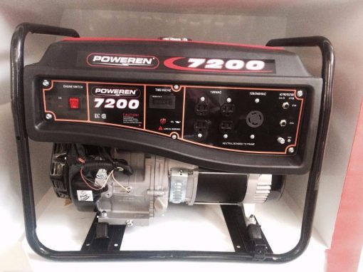Planta De Luz Generador 7200 Watts Marca Poweren A/manual $ 15