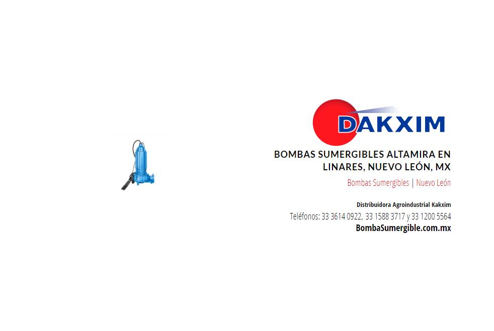 Bombas Sumergibles Altamira en Linares, Nuevo León, MX