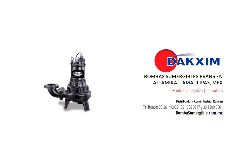 Bombas Sumergibles Evans en Altamira, Tamaulipas, Mex