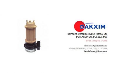 Bombas Sumergibles Shimge en Petlalcingo, Puebla, MX