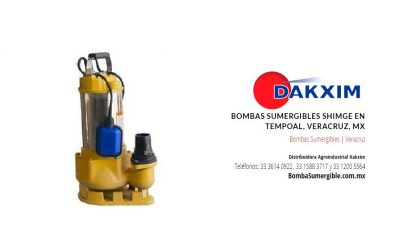 Bombas Sumergibles Shimge en Tempoal, Veracruz, Mx